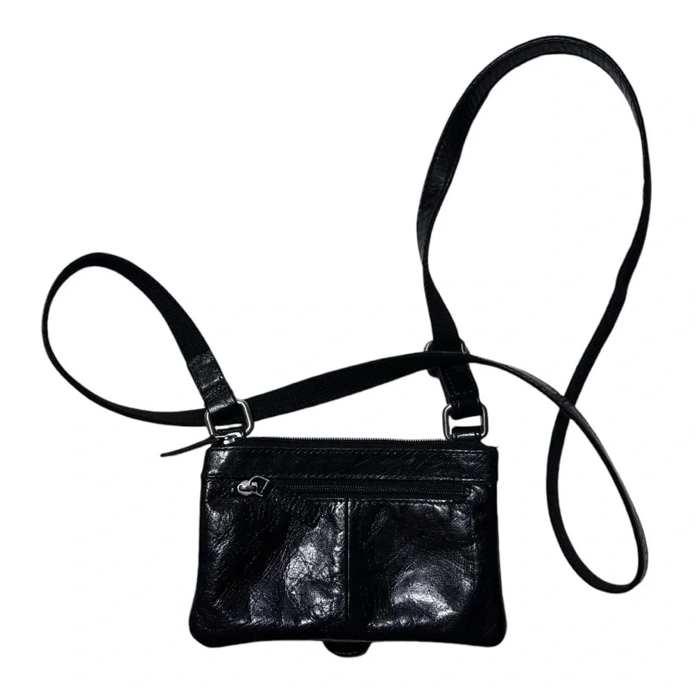 Jack Georges (EUC) Genuine Leather Mini Crossbody Bag - Picture 3 of 9